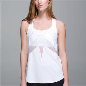 Lululemon mesh tank if your lucky